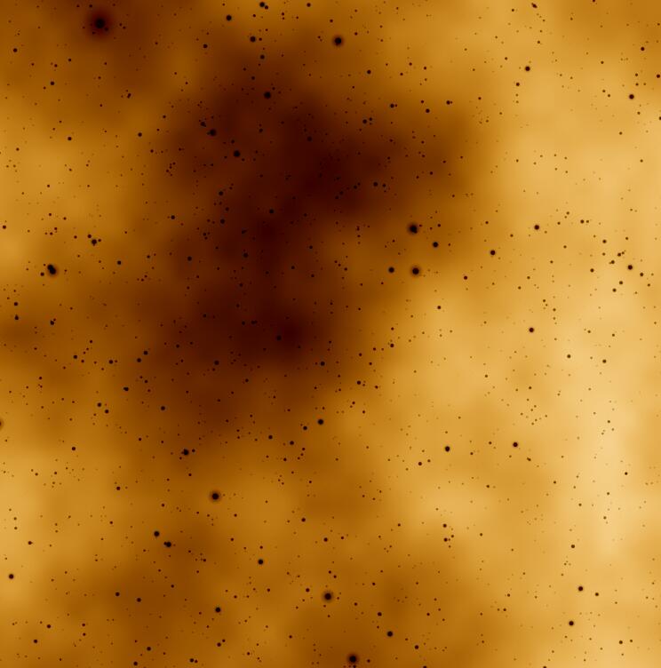 宇宙太空模糊背景动态灰烬粒子js特效动画