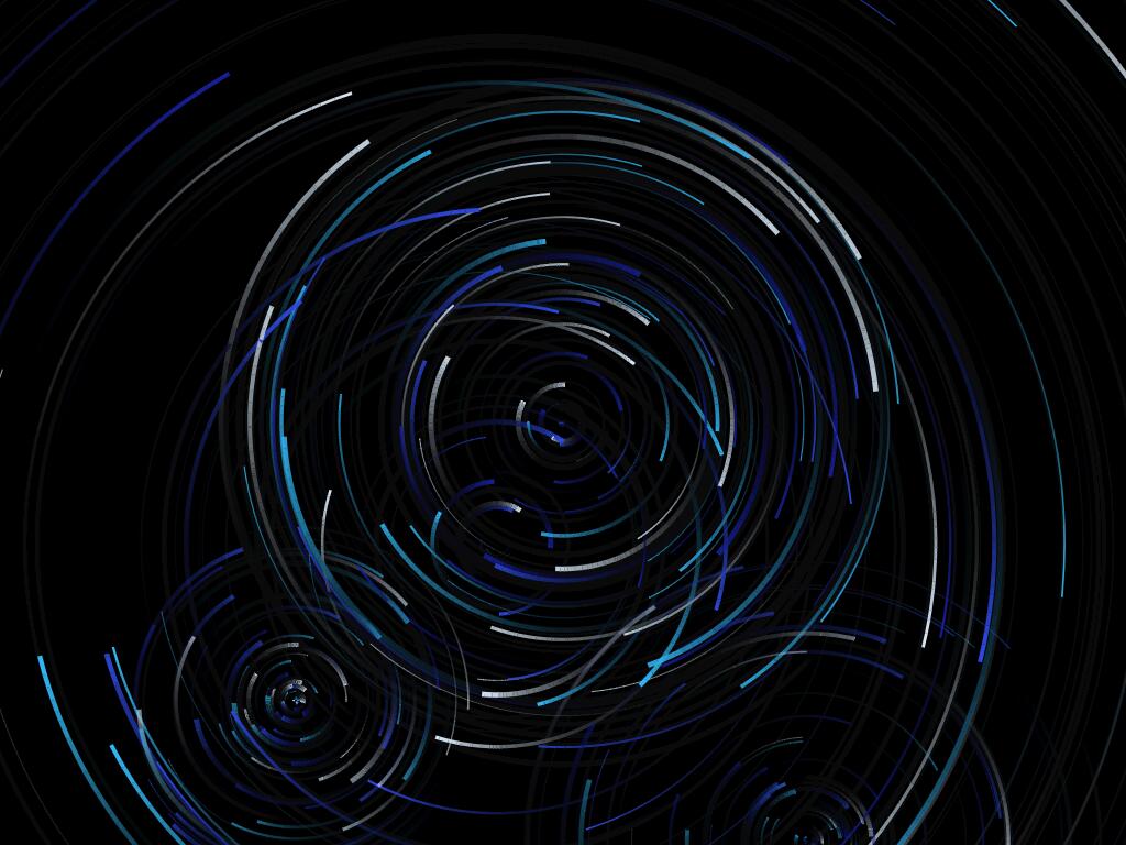 多彩线条粒子旋涡状canvas特效动画