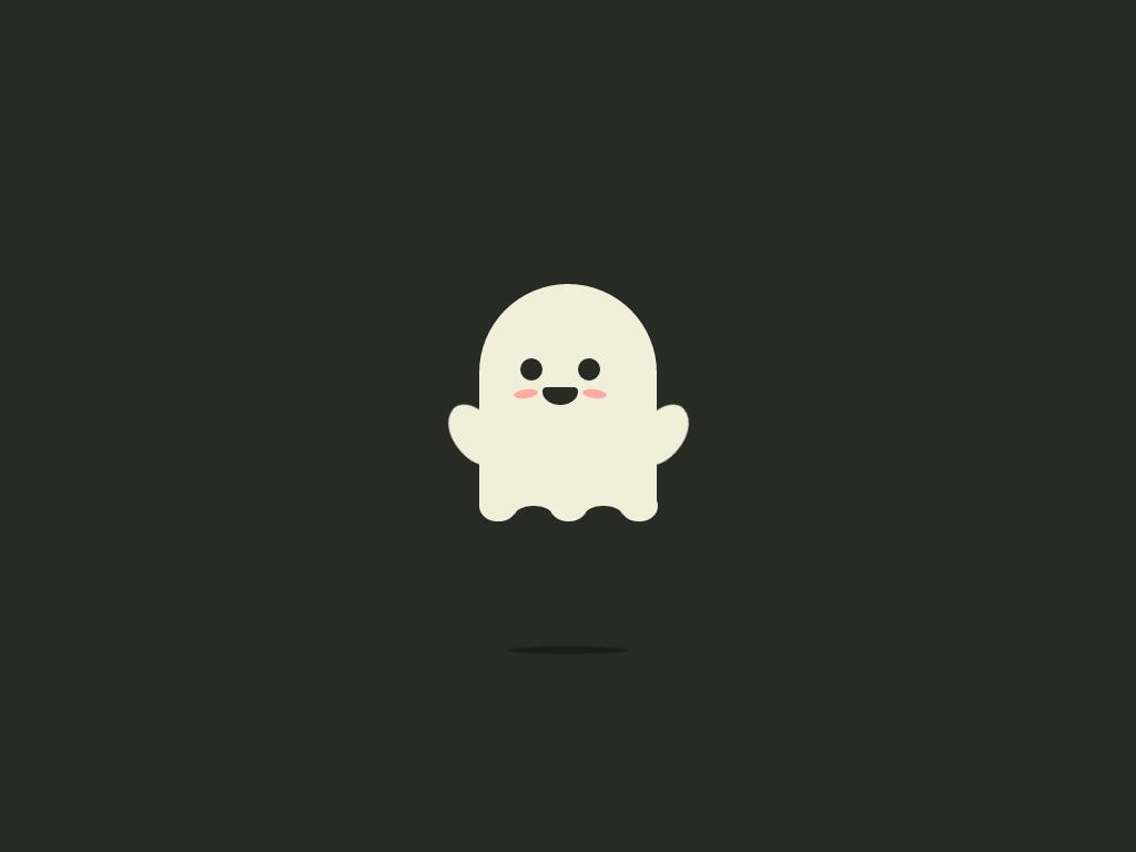 纯CSS实现可爱幽灵跳跃动画特效